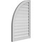 Ekena Millwork Quarter Round Top Left Surface Mount PVC Gable Vent w/ 2"W x 1-1/2"P Brickmould Frame, 24"W x 36"H GVPQL24X3602SF - alternate 3